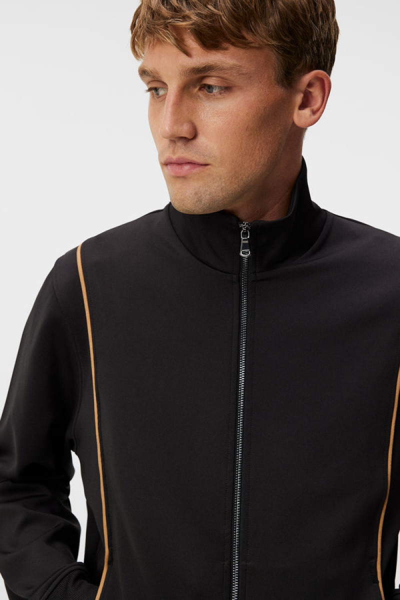 Black Jlindeberg Luca Track Jacket | SN-JL574912