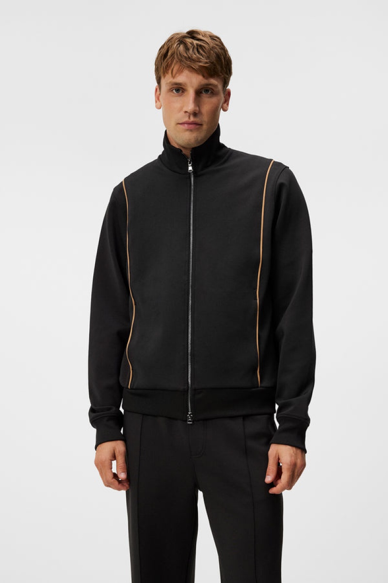 Black Jlindeberg Luca Track Jacket | SN-JL574912