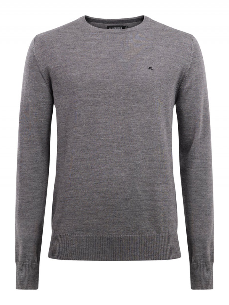 Black Jlindeberg Lyle True Merino Sweater | SN-JL574857