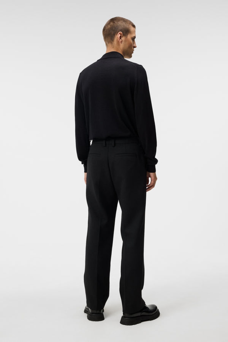 Black Jlindeberg Norman Merino Turtle Neck | SN-JL574896