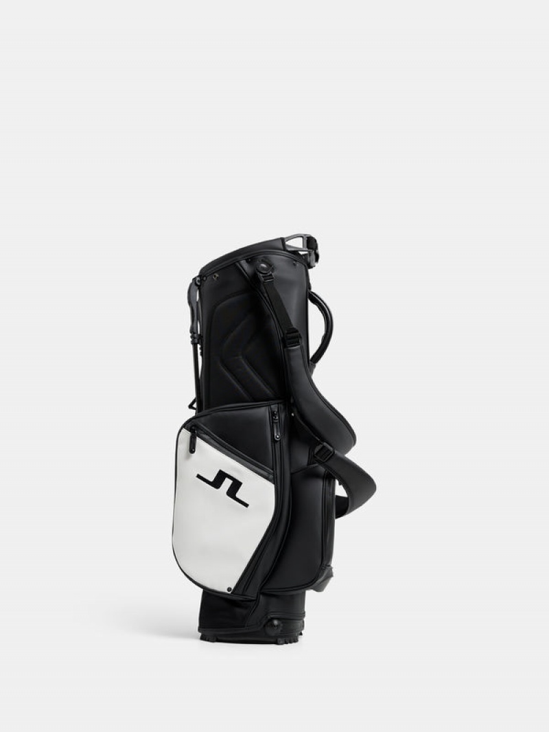 Black Jlindeberg Player Stand Bag | SN-JL575421