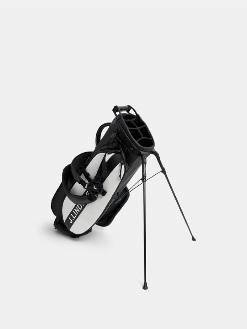 Black Jlindeberg Player Stand Bag | SN-JL575421