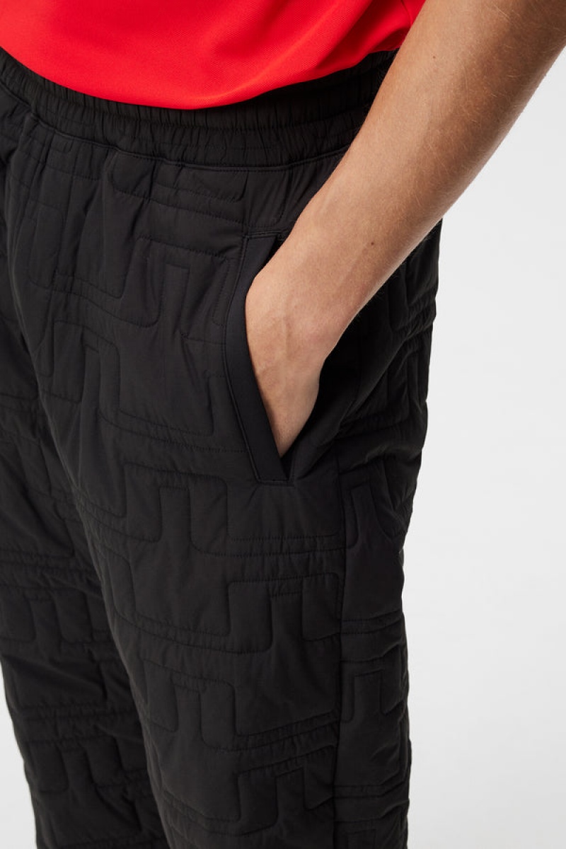 Black Jlindeberg Quilted Pants | SN-JL574549