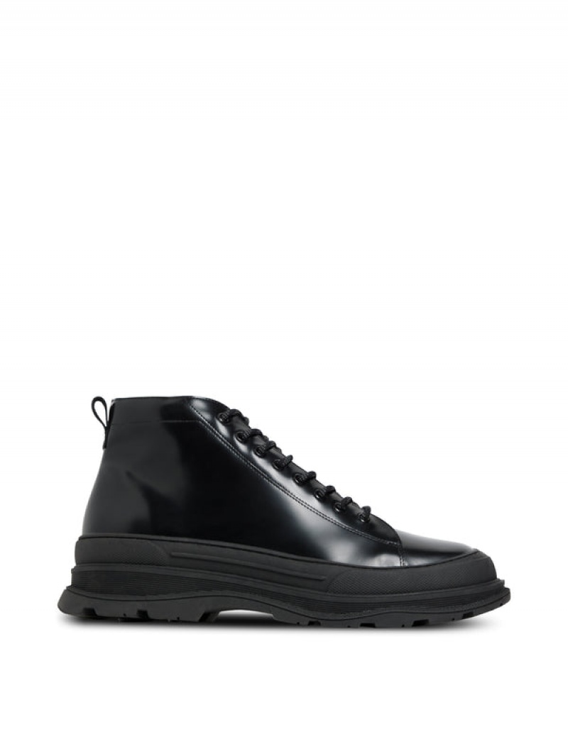 Black Jlindeberg Roder Mid Laced Boot | SN-JL575044