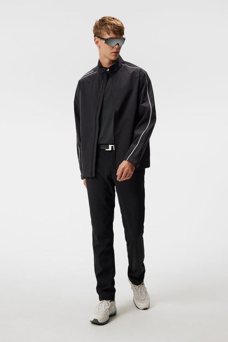 Black Jlindeberg Theo Rain Jacket | SN-JL574699