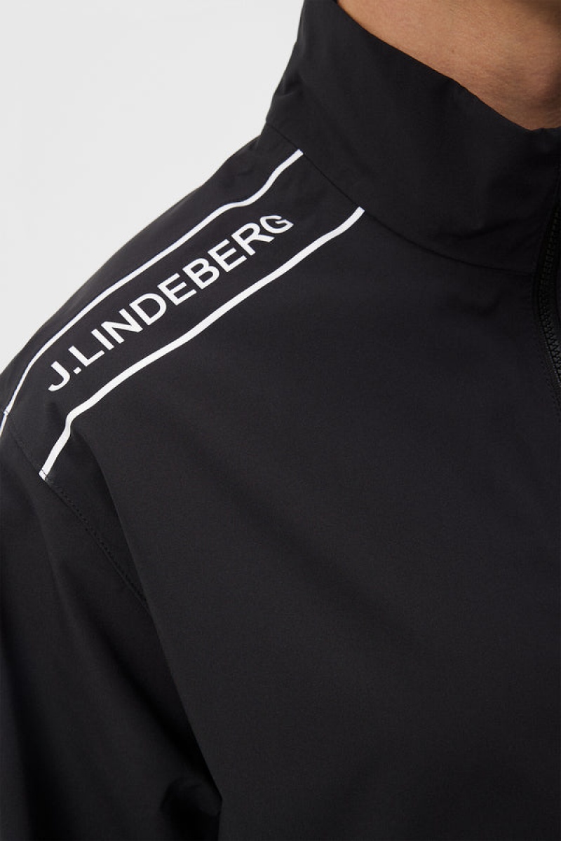 Black Jlindeberg Theo Rain Jacket | SN-JL574699