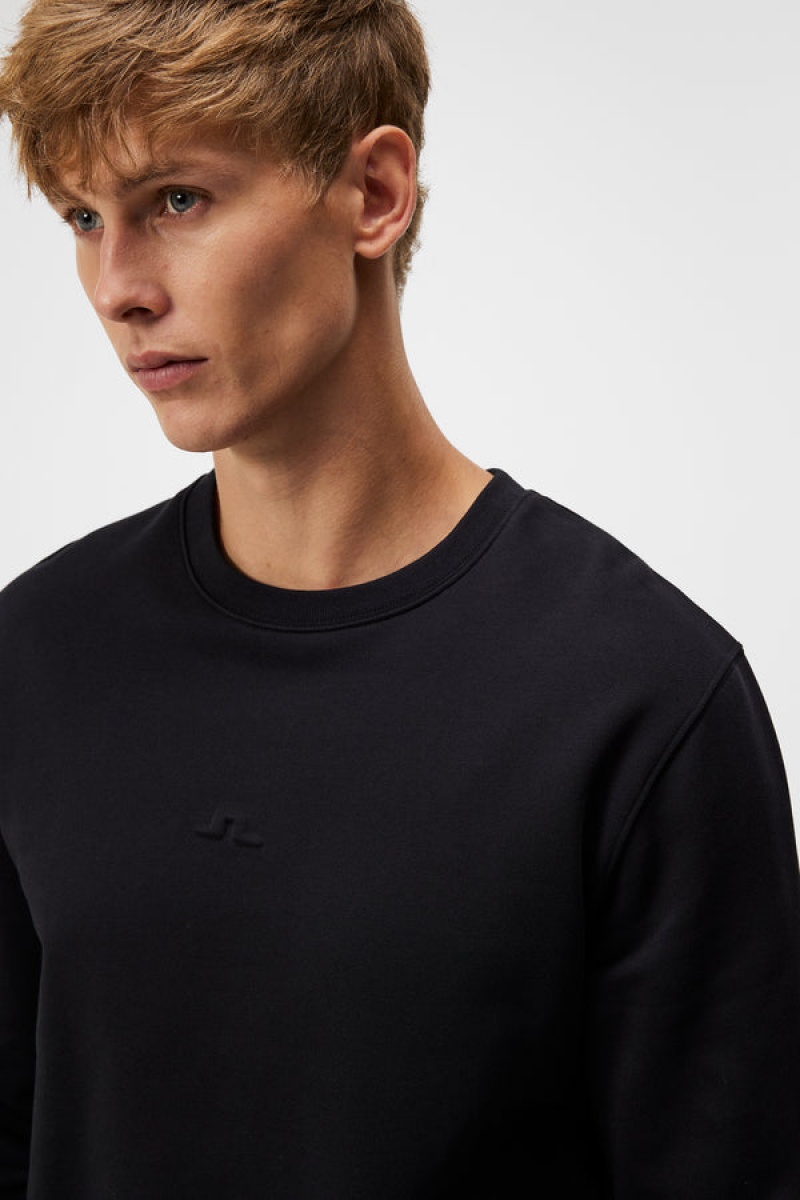 Black Jlindeberg Throw Sweatshirt | SN-JL574910