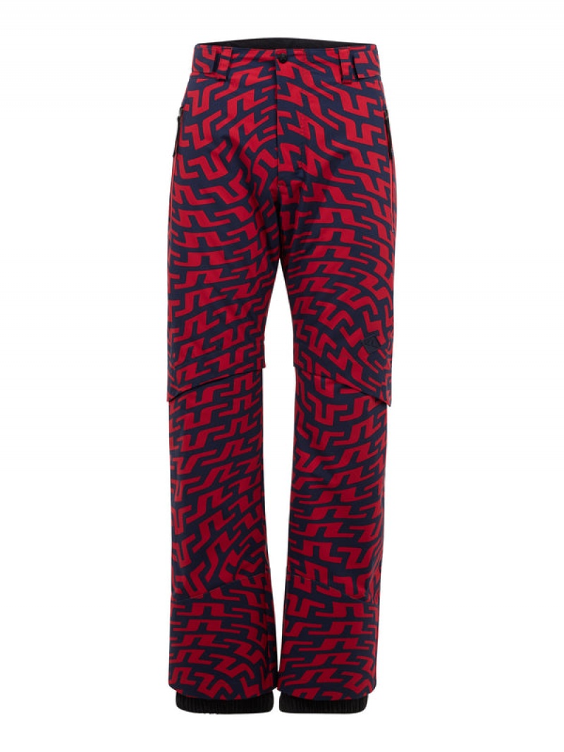 Bridge Swirl Red Jlindeberg Eclipse Print Pant | SN-JL575090