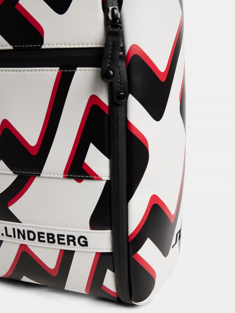 Bridge Wave White Jlindeberg Footwear Bag Print | SN-JL574801