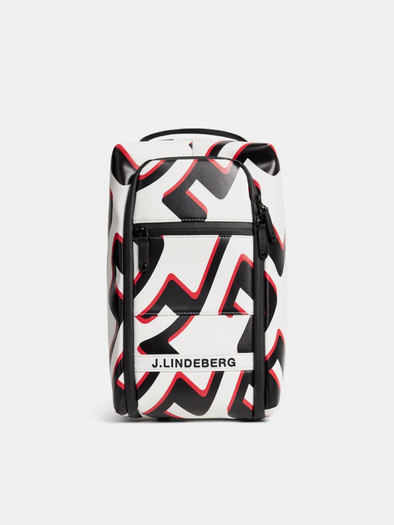 Bridge Wave White Jlindeberg Footwear Bag Print | SN-JL575420