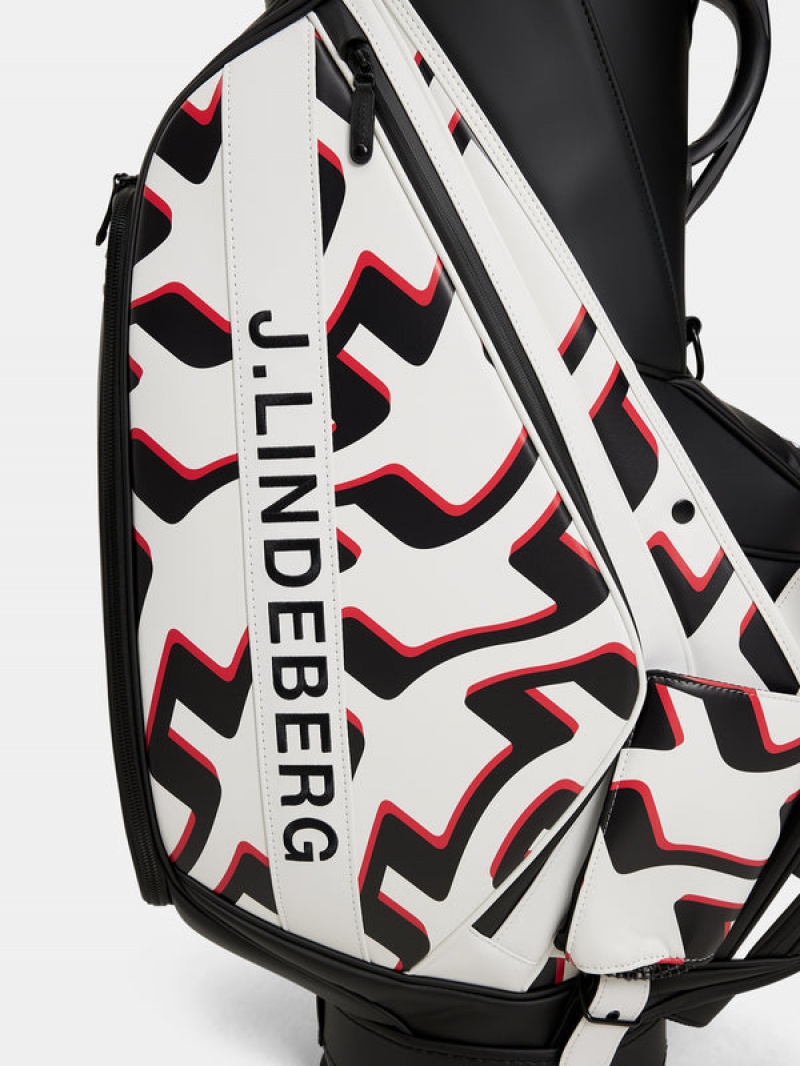 Bridge Wave White Jlindeberg Staff Bag Print | SN-JL574805