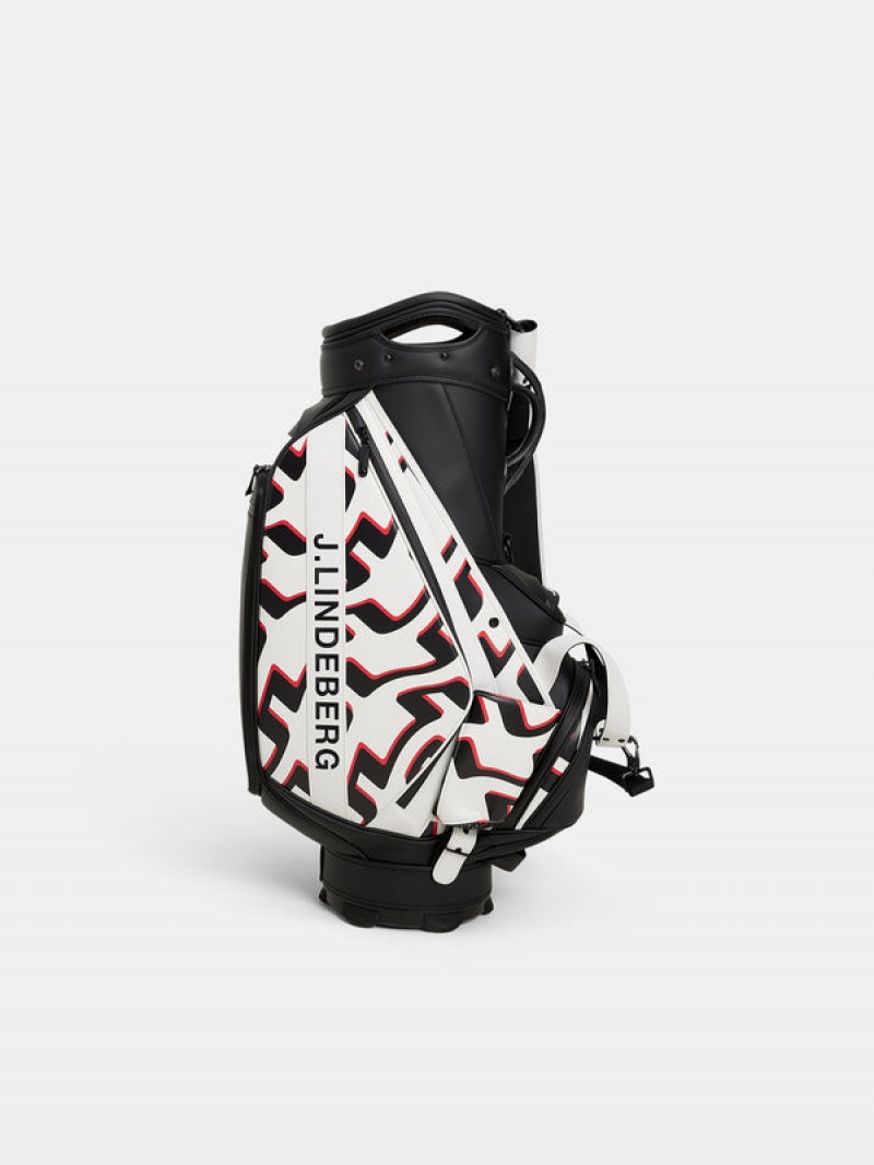 Bridge Wave White Jlindeberg Staff Bag Print | SN-JL575424