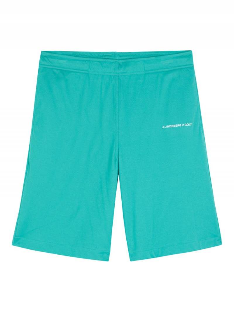 Bright Aqua Jlindeberg Logo Shorts | SN-JL574637