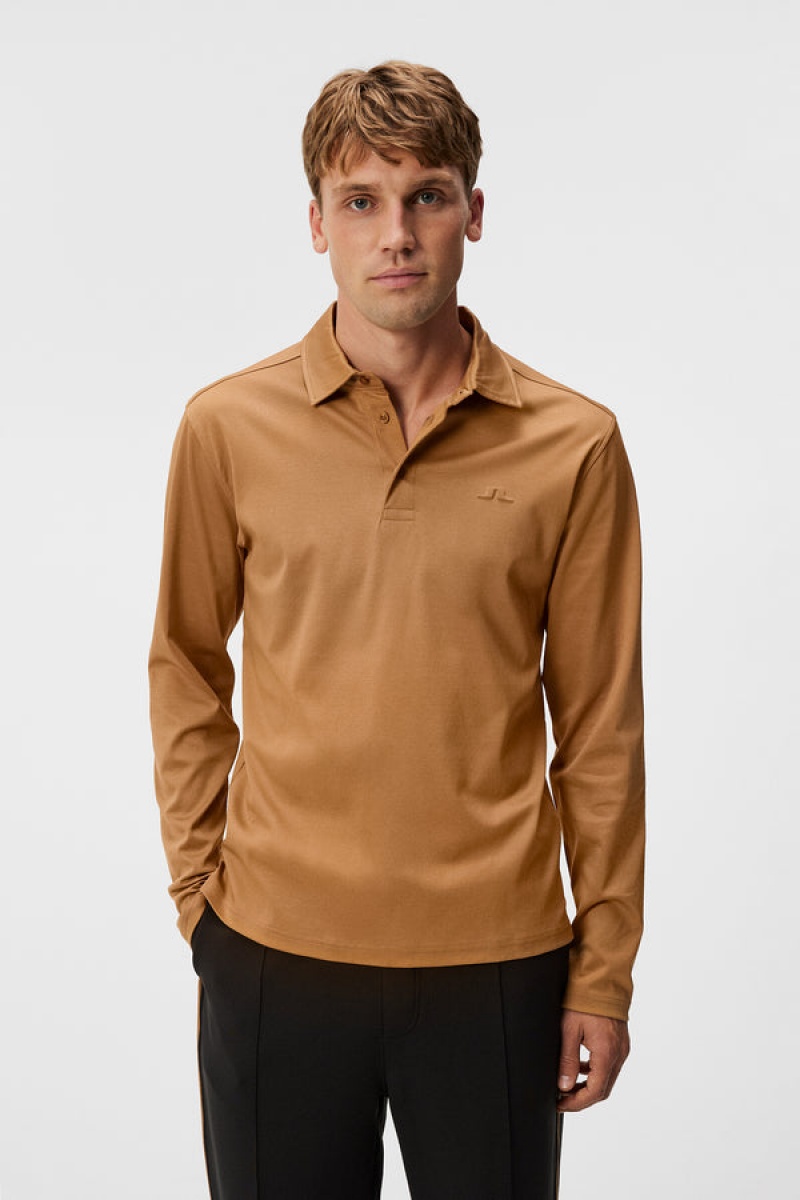 Chipmunk Jlindeberg Asher Long Sleeve Polo | SN-JL574853