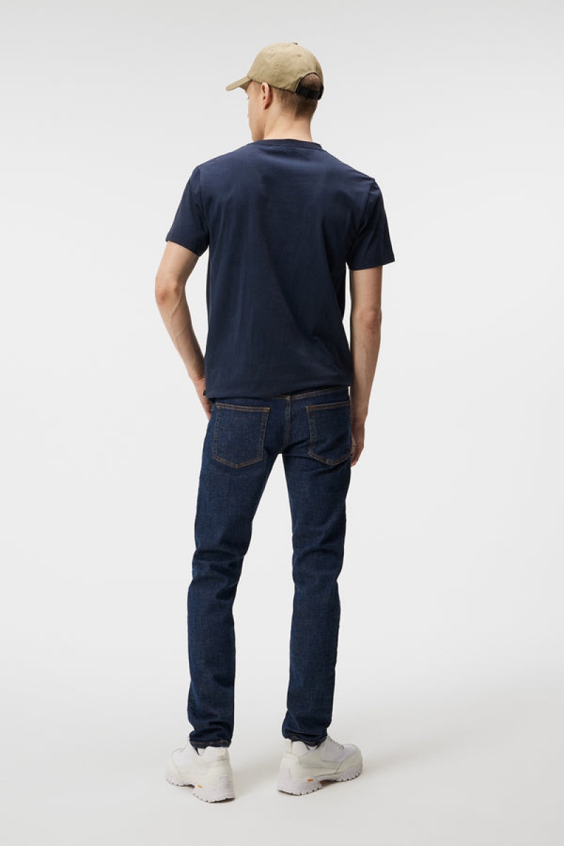 Dark Blue Jlindeberg Jay Active Dark Indigo Jeans | SN-JL574925