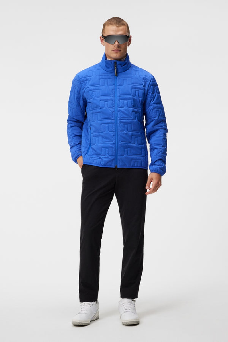 Dazzling Blue Jlindeberg National Quilted Jacket | SN-JL574718