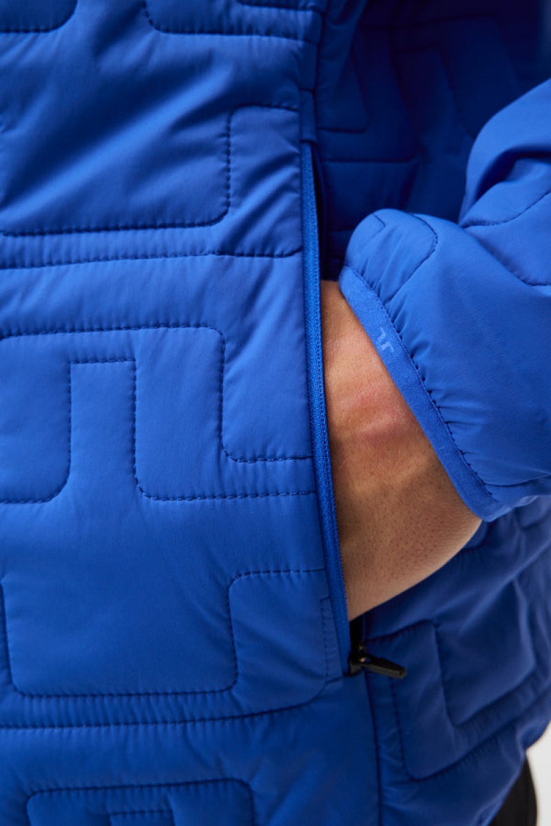 Dazzling Blue Jlindeberg National Quilted Jacket | SN-JL574718