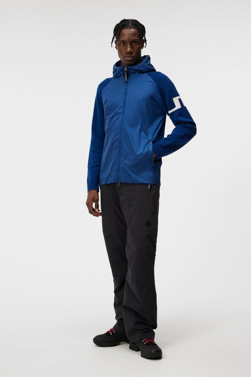 Estate Blue Jlindeberg Cascade Hybrid Hood Jacket | SN-JL575085