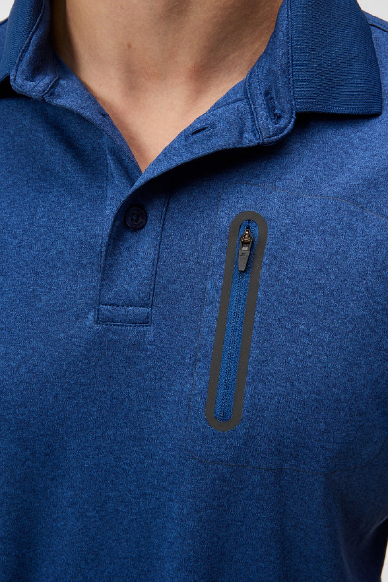 Estate Blue Melange Jlindeberg Max Polo | SN-JL574485