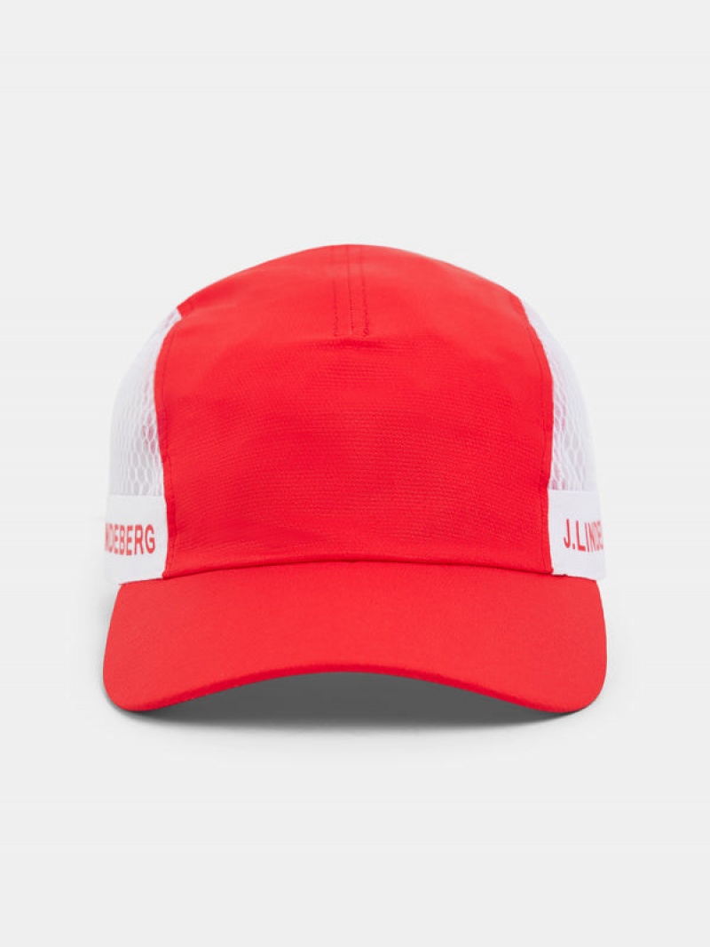 Fiery Red Jlindeberg Rock Cap | SN-JL574743