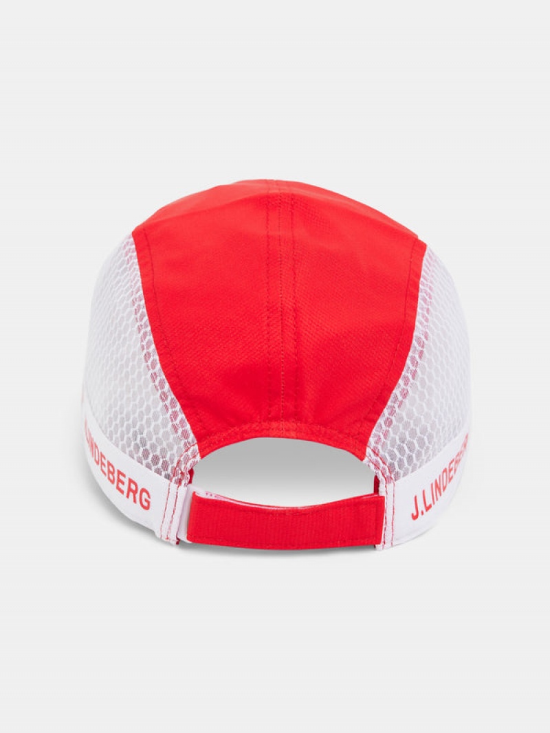 Fiery Red Jlindeberg Rock Cap | SN-JL574743