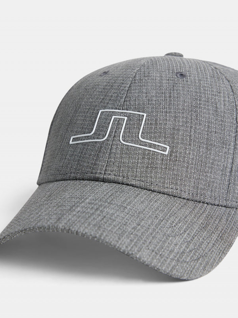 Grey Melange Jlindeberg Caden Cap | SN-JL574751