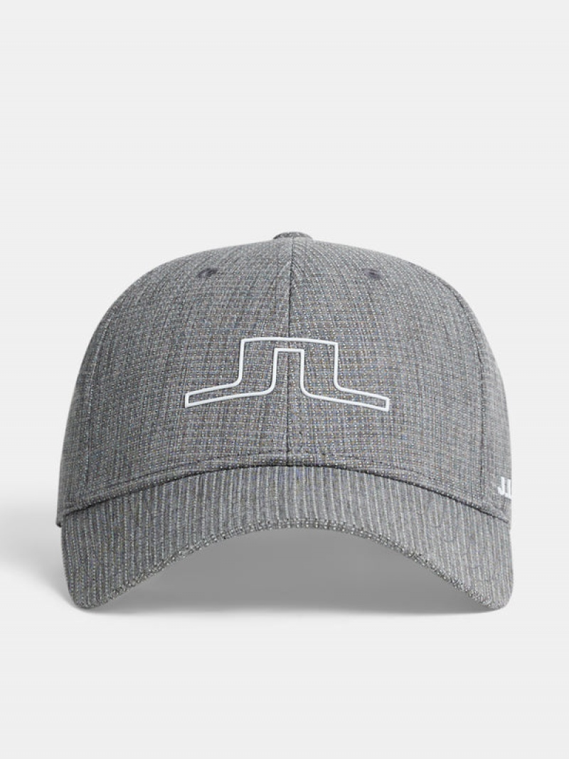 Grey Melange Jlindeberg Caden Cap | SN-JL574751