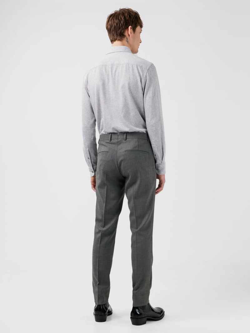 Grey Melange Jlindeberg Grant Active Hopsack Pants | SN-JL575003