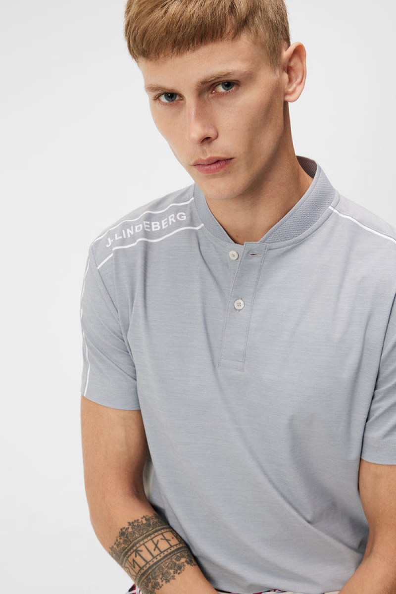 Grey Melange Jlindeberg Harris Polo | SN-JL574482