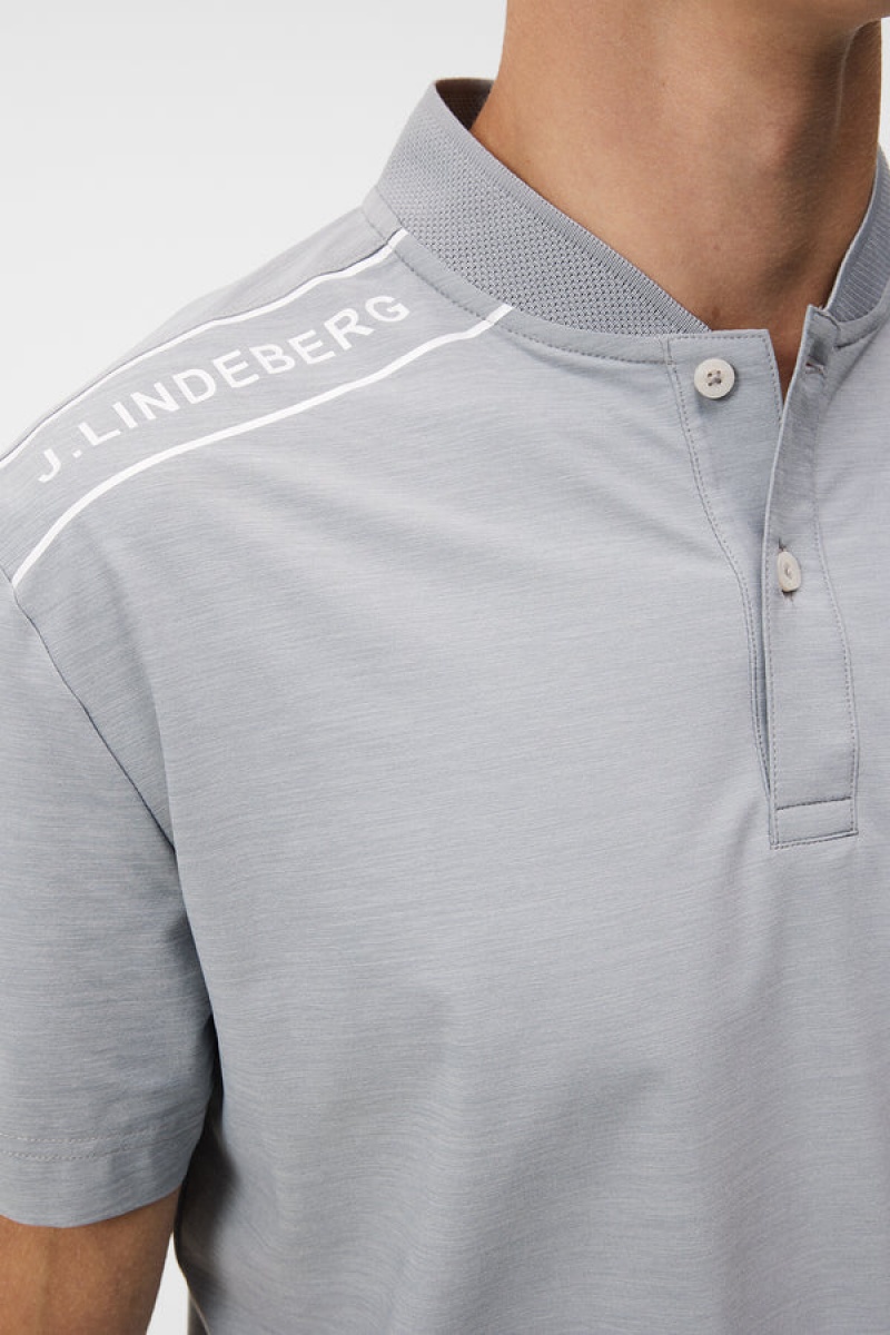 Grey Melange Jlindeberg Harris Polo | SN-JL574482