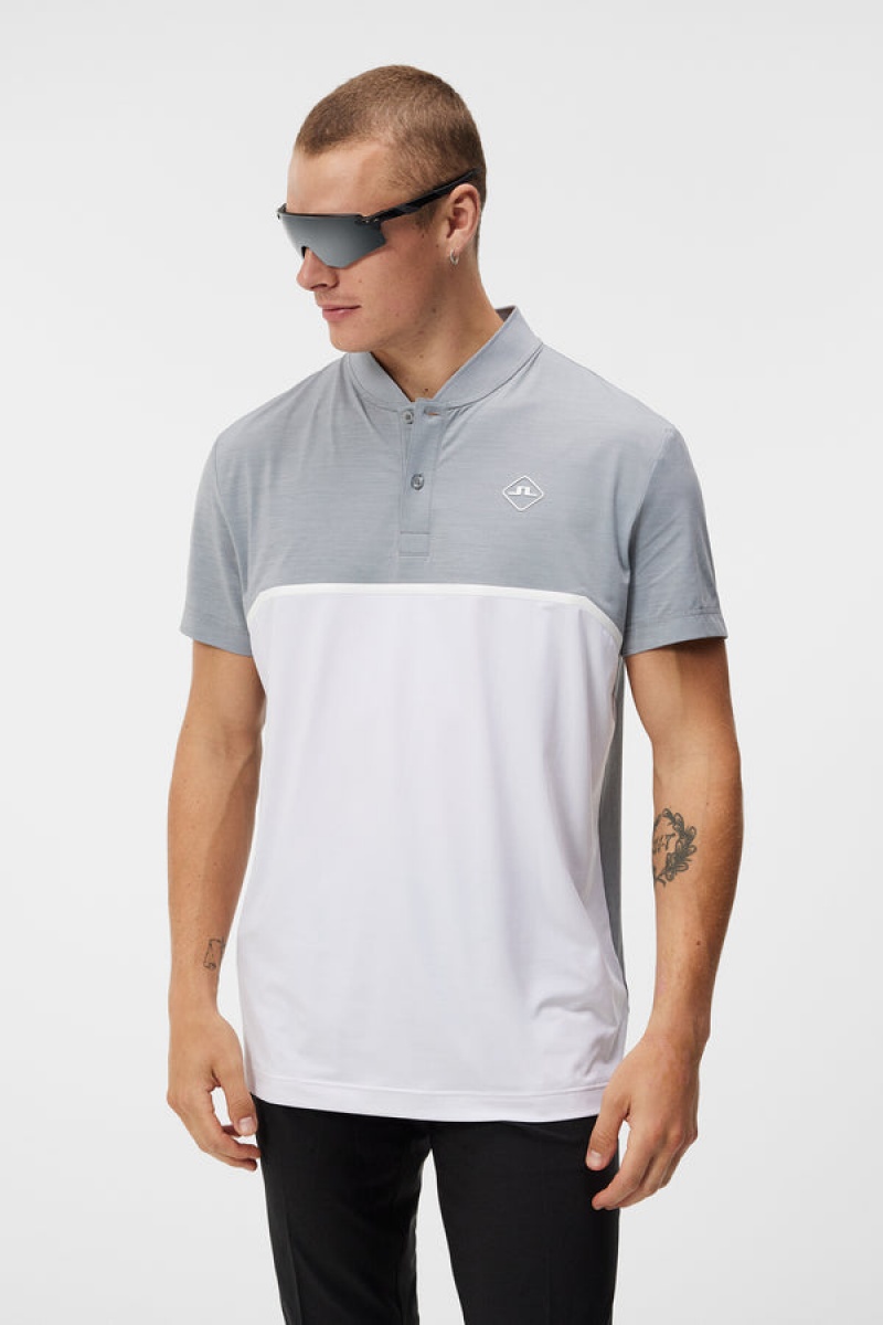 Grey Melange Jlindeberg Timothy Polo | SN-JL574475