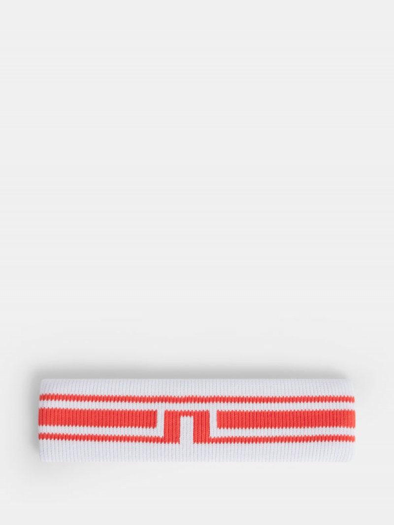 Hot Coral Jlindeberg Leith Headband | SN-JL574775