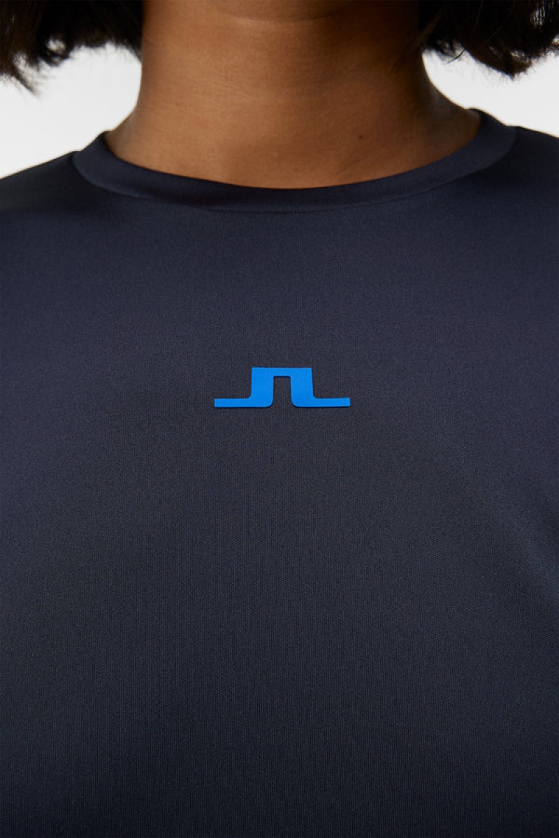 JL Navy Jlindeberg Ada Long Sleeve T-shirt | SN-JL575159