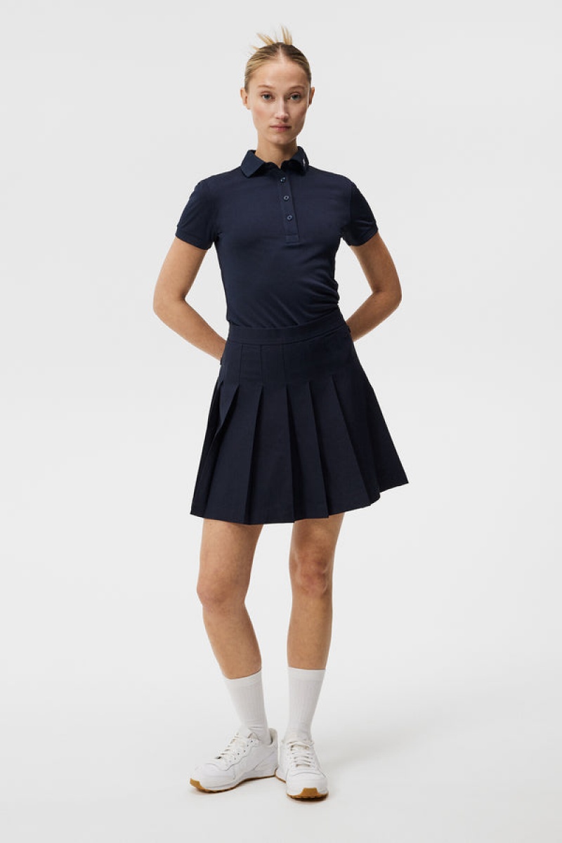 JL Navy Jlindeberg Adina Golf Skirt | SN-JL575183