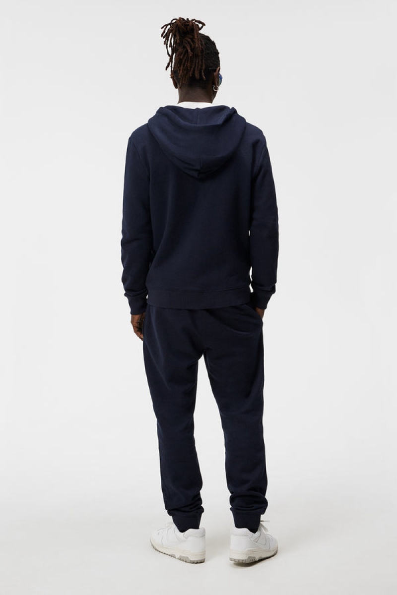 JL Navy Jlindeberg Alpha Zip Hoodie | SN-JL574650