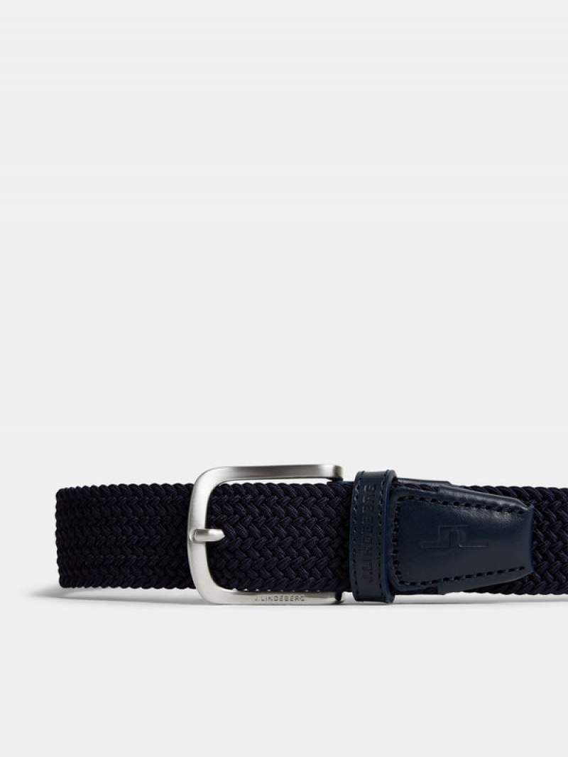 JL Navy Jlindeberg Bernhard Elastic Belt | SN-JL574727