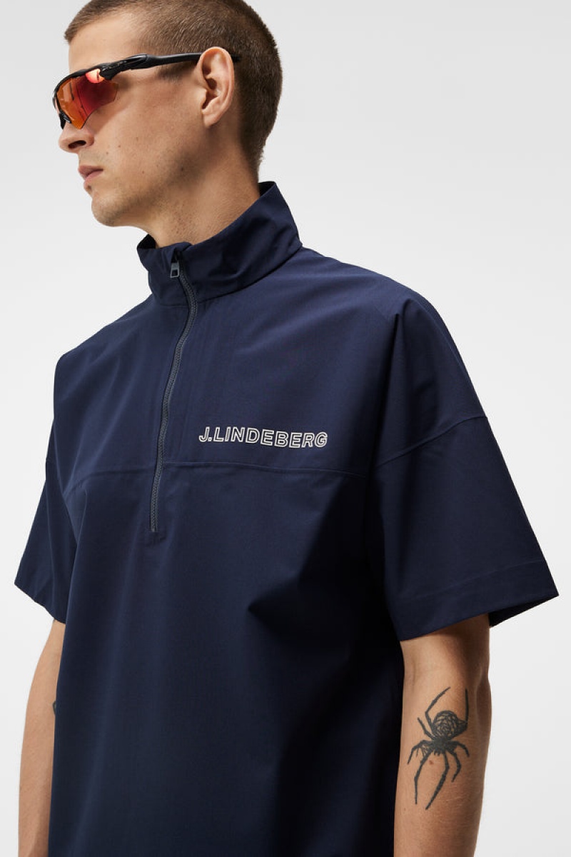 JL Navy Jlindeberg Bridge Rain Shirt | SN-JL574703