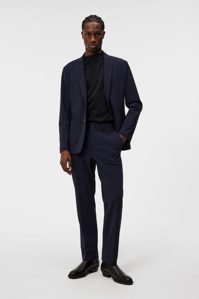 JL Navy Jlindeberg Lois Bonded Jersey Pants | SN-JL575029