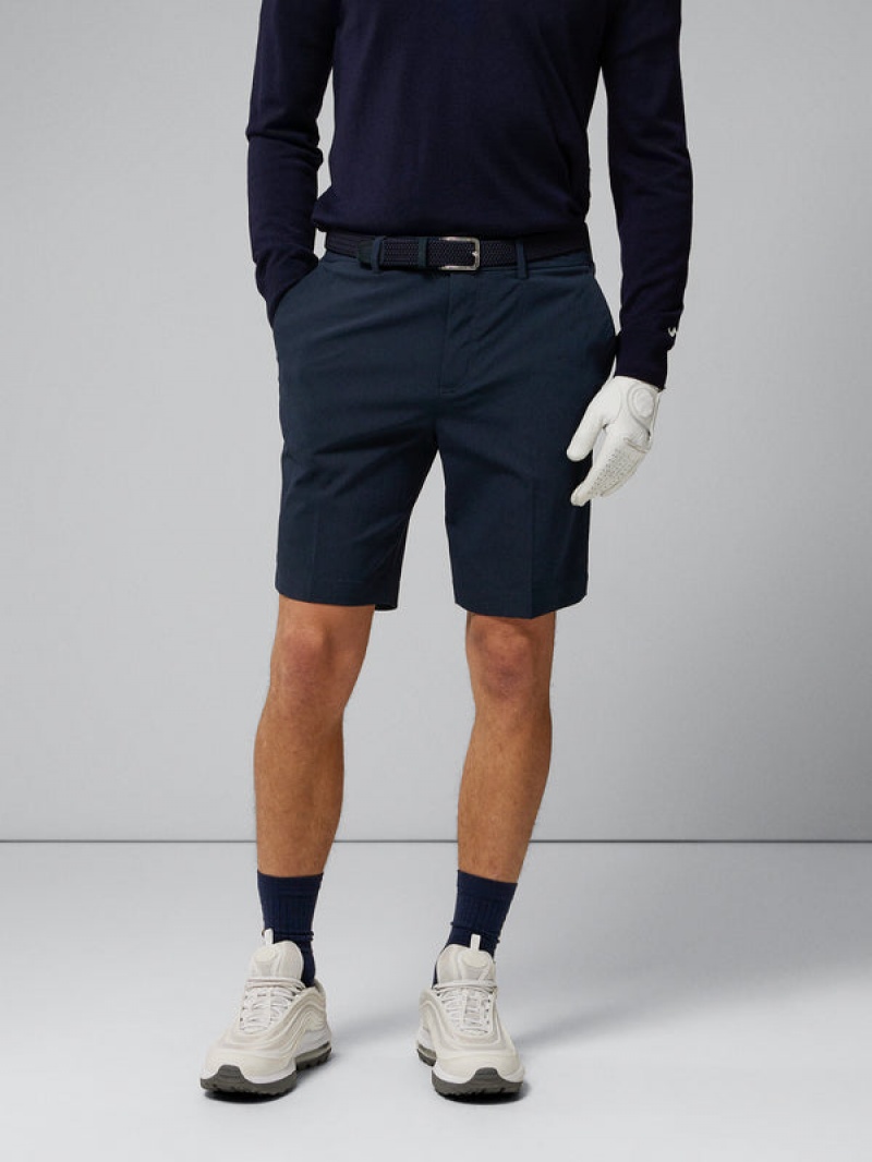 JL Navy Jlindeberg Vent Slim Golf Shorts | SN-JL574581