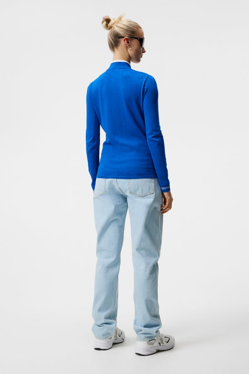 Lapis Blue Jlindeberg Almaida Knitted Sweater | SN-JL575312