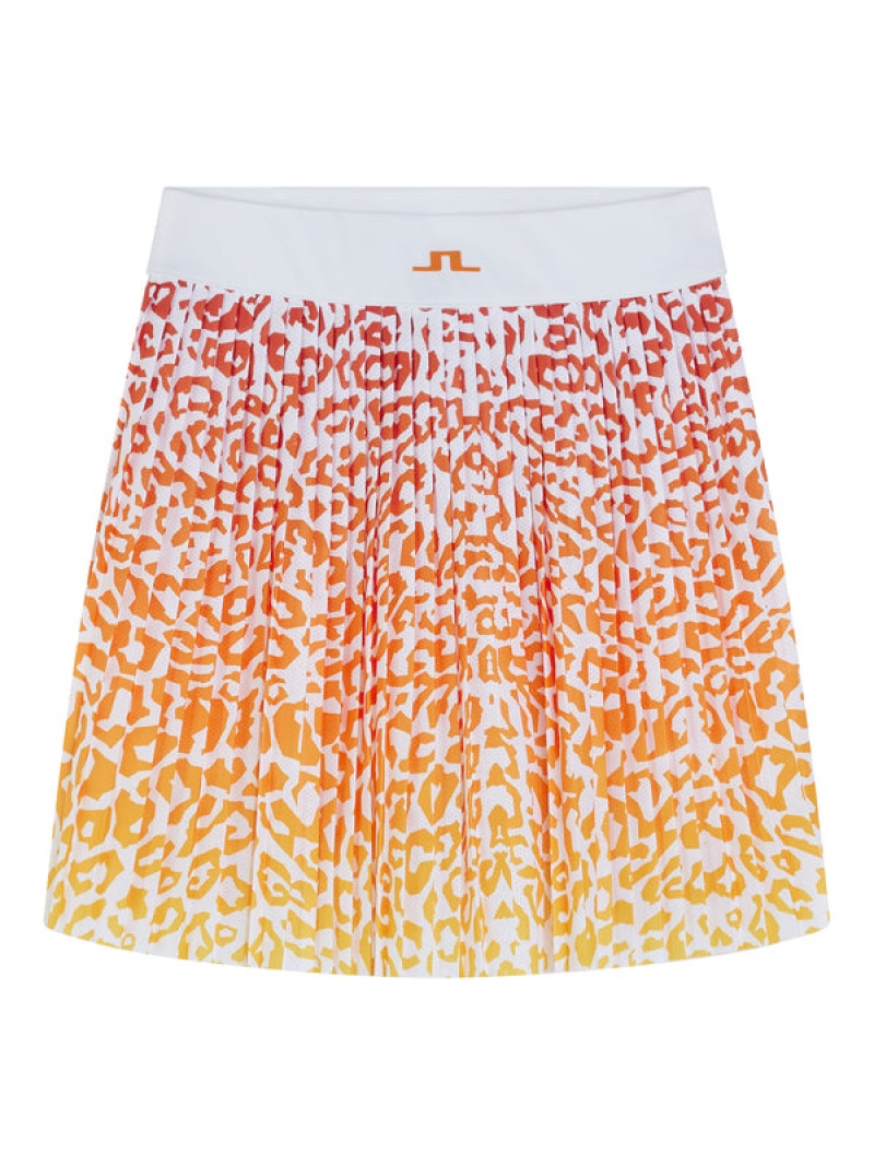 Leo Reflect Sunset Jlindeberg Binx Print Skirt | SN-JL575197