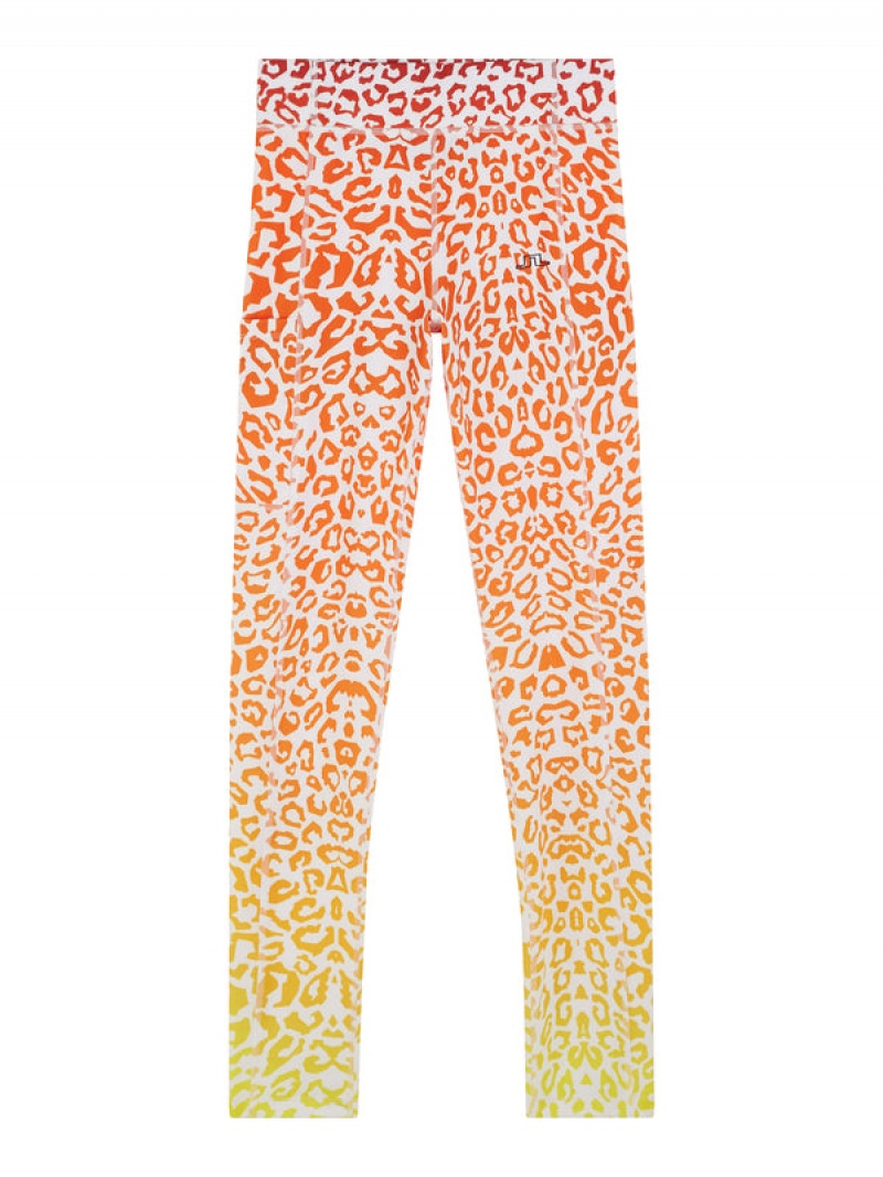 Leo Reflect Sunset Jlindeberg Zena Print Tights | SN-JL575307