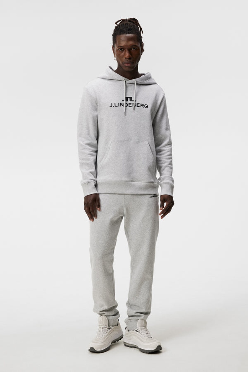 Light Grey Melange Jlindeberg Alpha Sweatpant | SN-JL574649