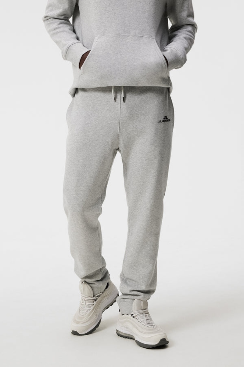 Light Grey Melange Jlindeberg Alpha Sweatpant | SN-JL574649