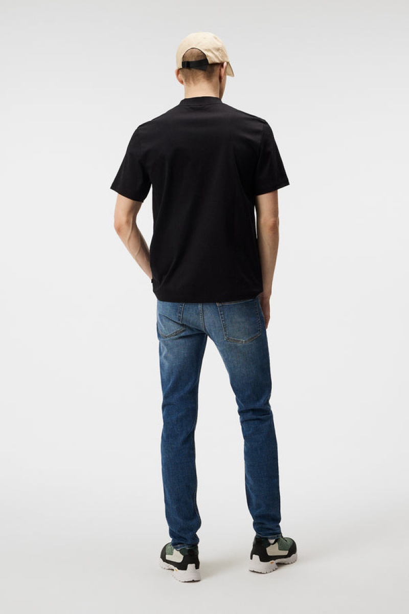 Mid Blue Jlindeberg Jay Active Mid Indigo Jeans | SN-JL574940