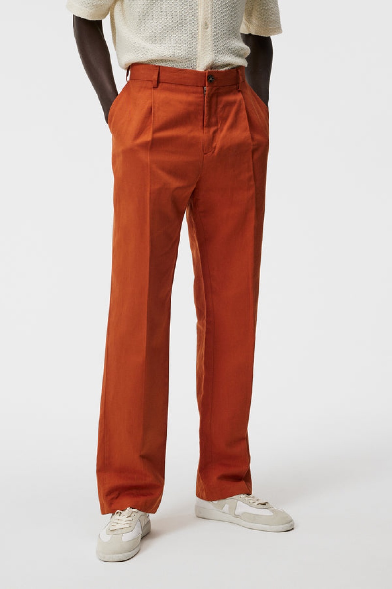 Minimal Jlindeberg Haij Cotton Linen Pants | SN-JL575020