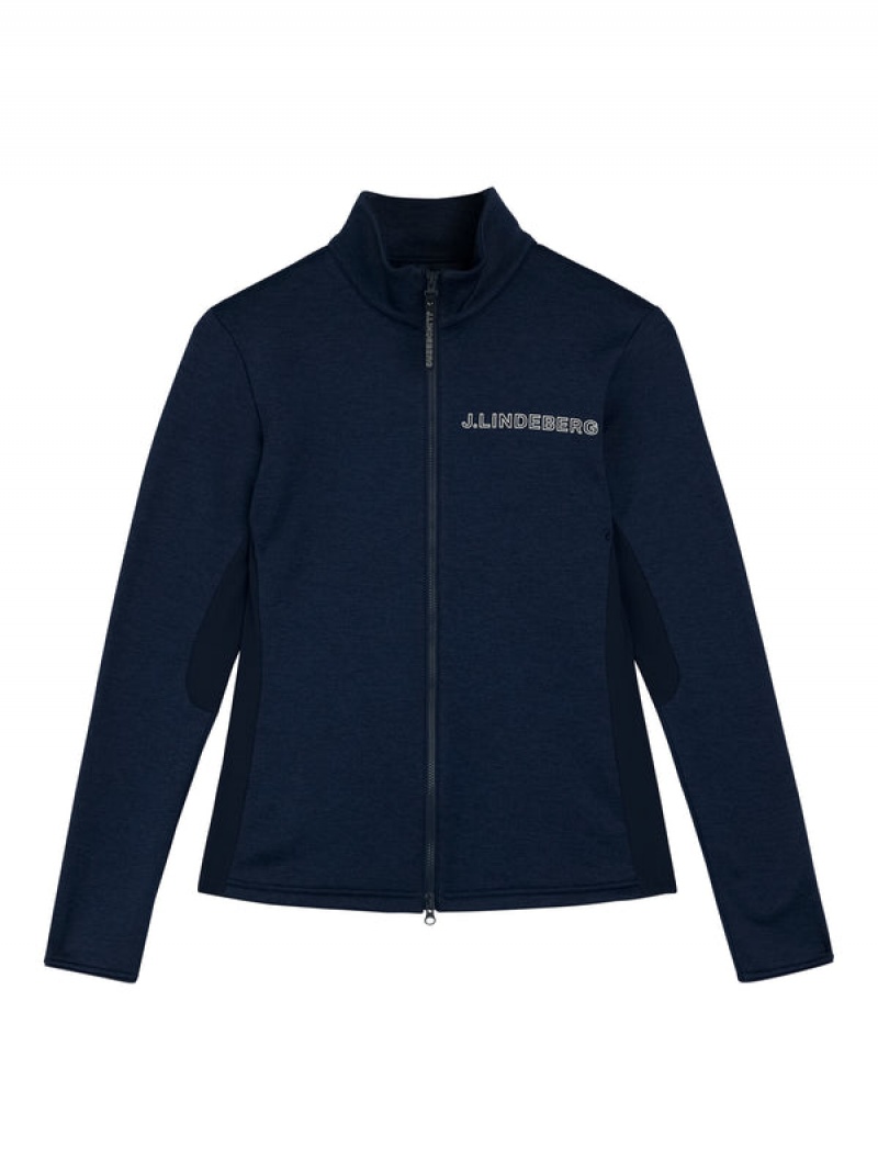 Navy Melange Jlindeberg Kati Mid Layer | SN-JL575304