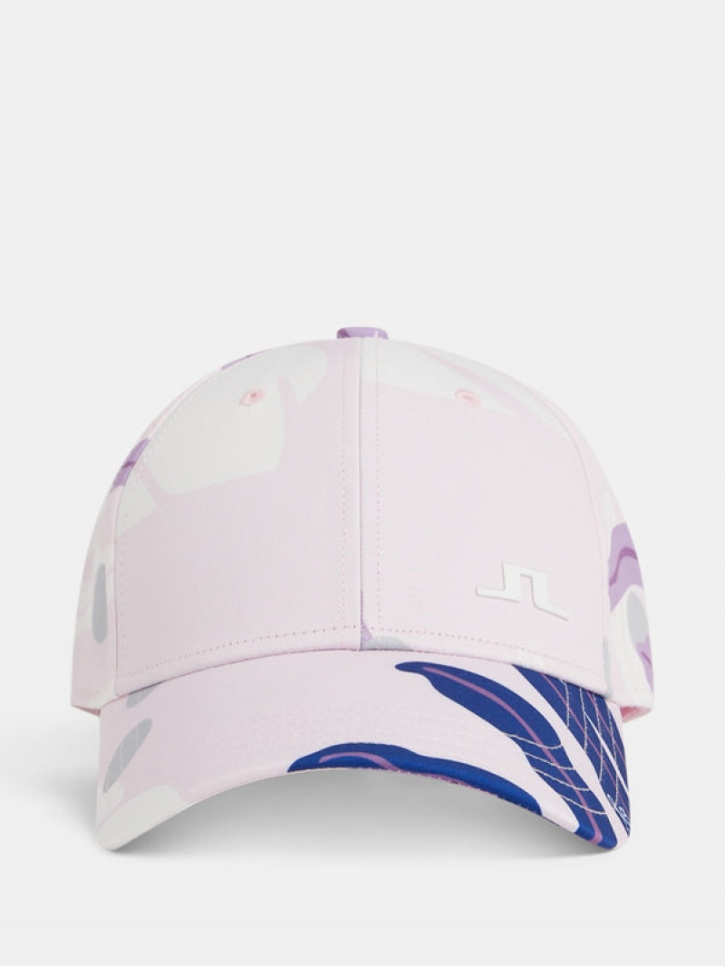 Paradise Monstera Coral Jlindeberg Asta Print Cap | SN-JL575413