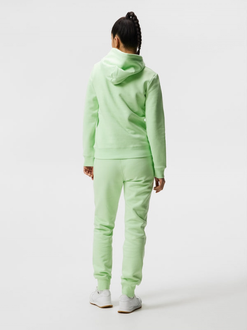 Patina Green Jlindeberg Alpha Hoodie | SN-JL575292