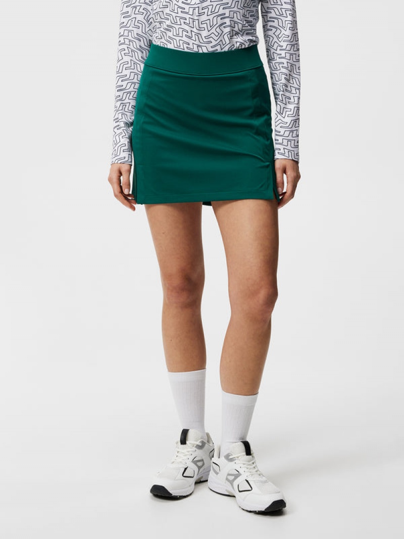 Patina Green Jlindeberg Amelie Mid Skirt | SN-JL575193